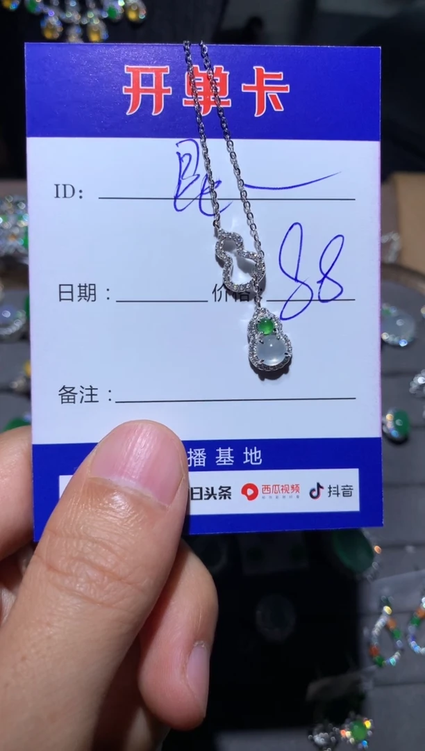 【闪购商品】翡翠颈饰银S925镶嵌向 昆山苏城壹品私宴
