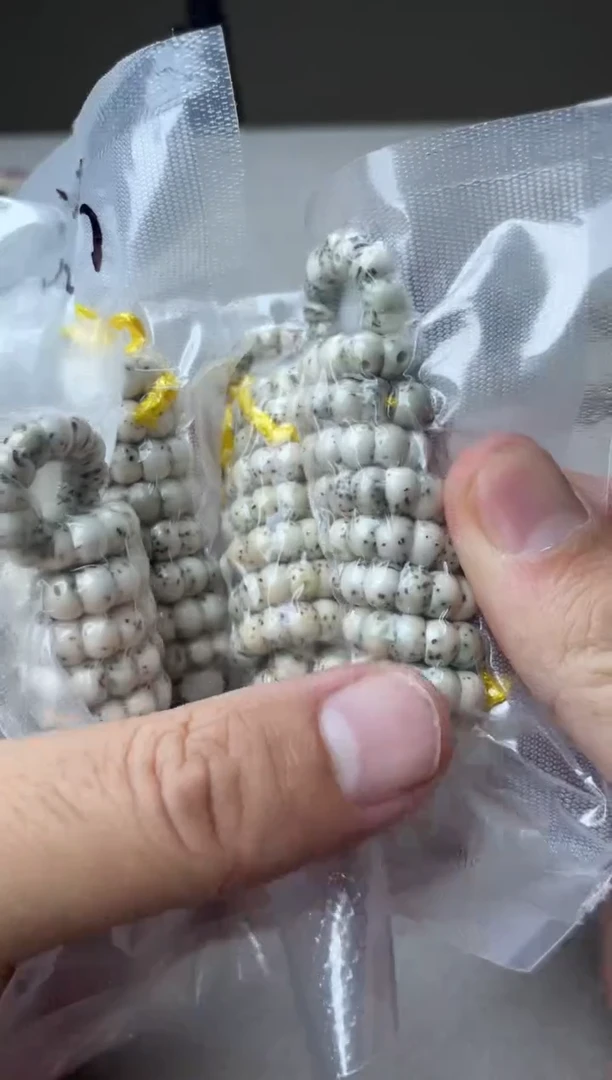吊坠星月菩提瓷白卡6mm蒜瓣大肠