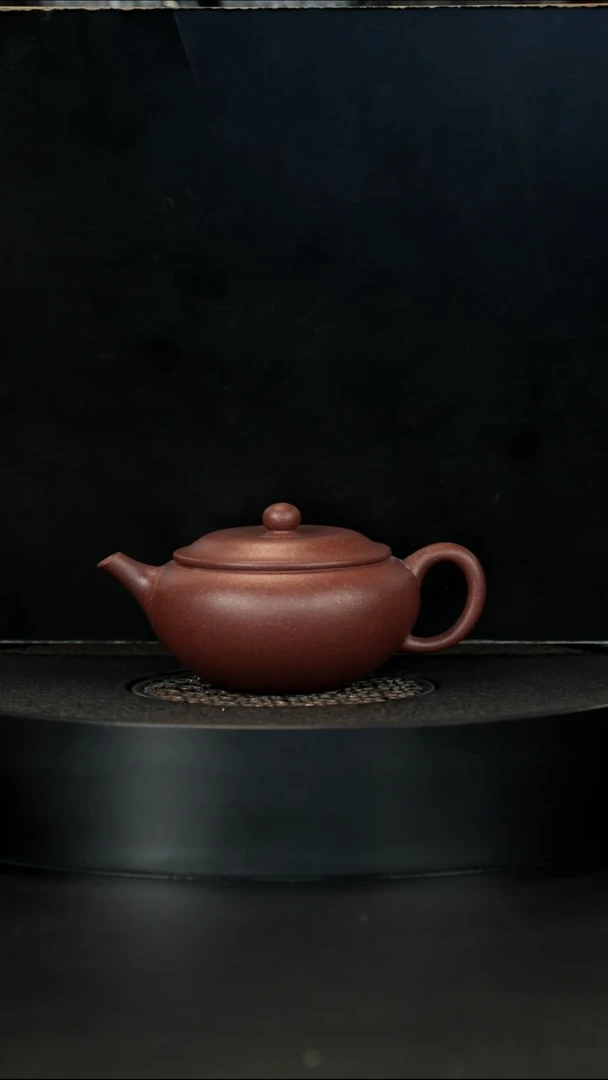 【闪购商品】紫砂茶壶明清老宕口精挑桃花钵体