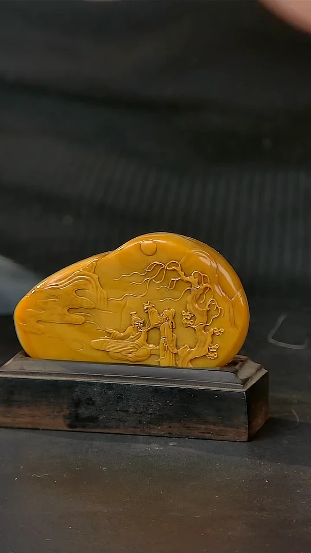 寿山石印石一物一拍