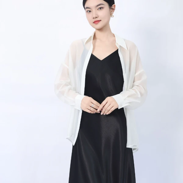 【薄雾清晨】夏季2025轻薄防晒衬衫！空调披肩！