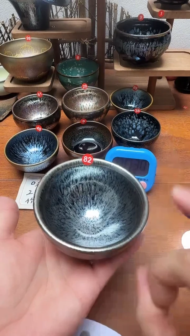 茶盏诚****老82号建盏工匠茶器