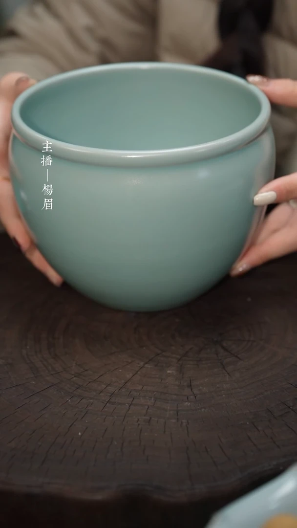 【闪购商品】唇口缸型建水（无纹 不完美）——龙眉