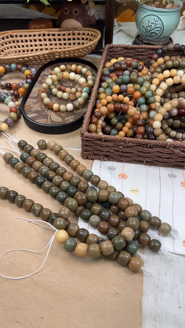 手串菩提根/象牙果a329 卡16 干磨猪油膏瑕疵