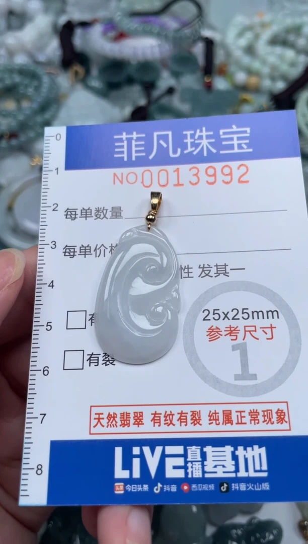 颈饰未镶嵌翡翠13992