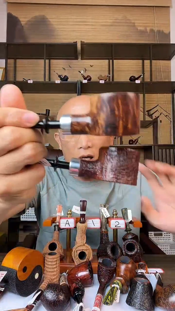 石楠木纯手工意大利石楠木烟斗