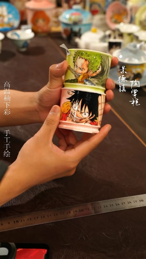 景德镇高温釉下彩纯手工手绘079