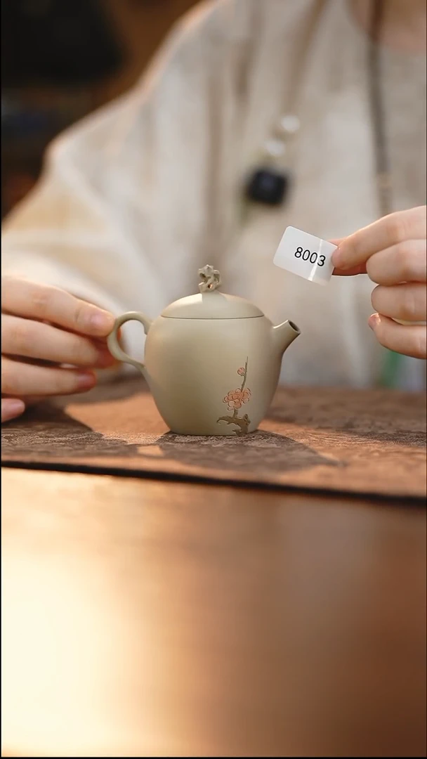 雲梦茶器紫陶茶壶8003