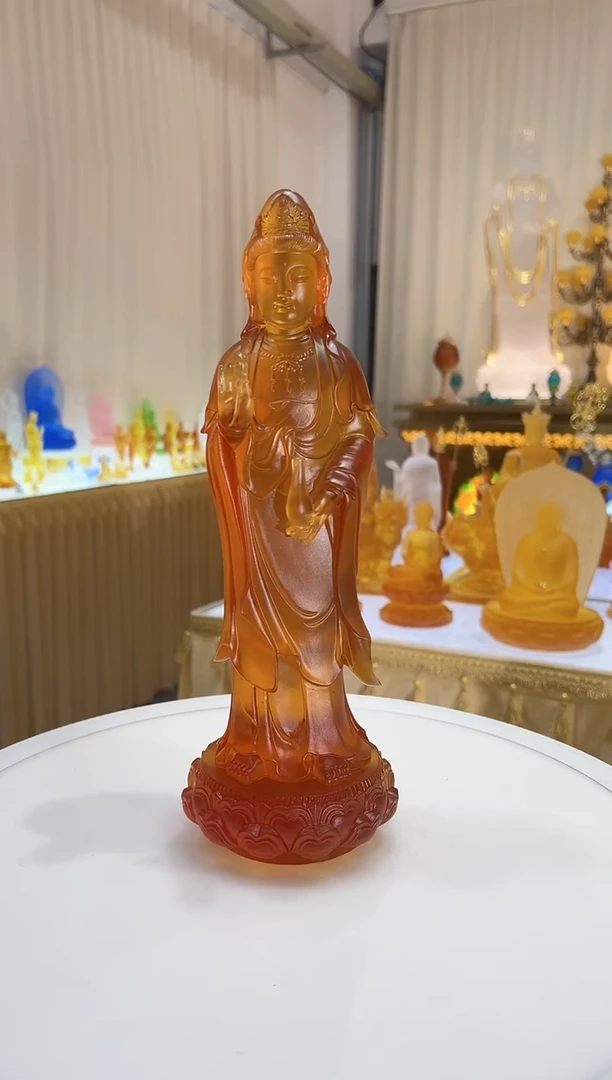 【闪购商品】茶宠匠门琉璃30公分持瓶观音