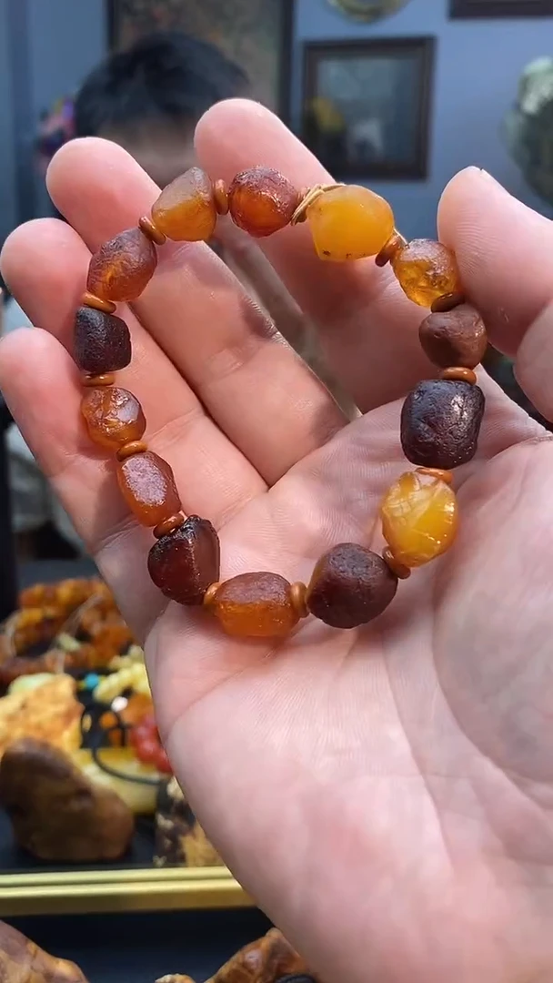 手串琥珀未镶嵌手串