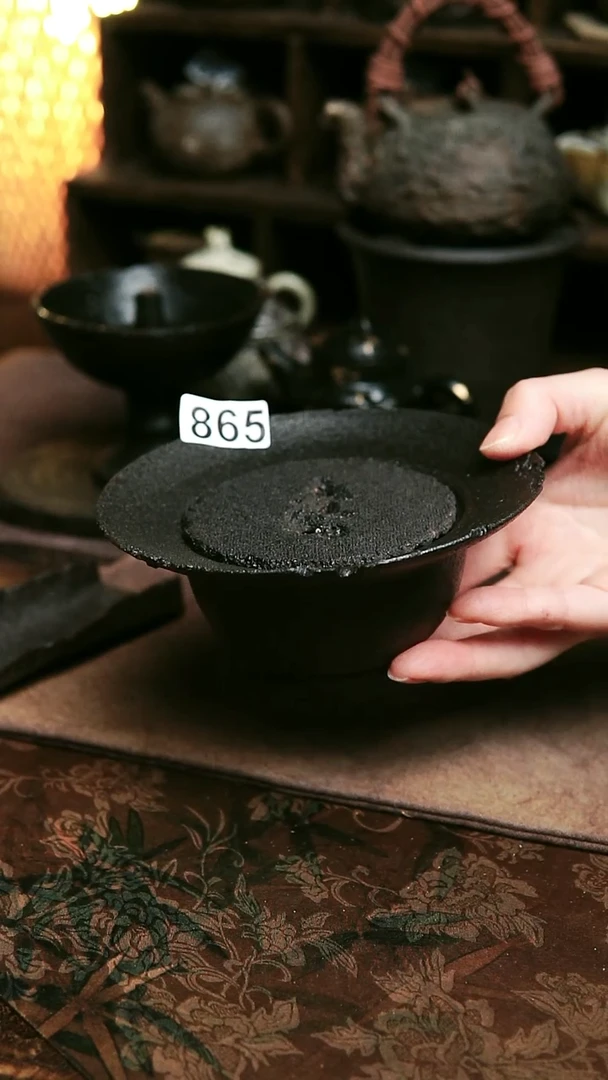 紫砂全手工双层壶承可作果盘插花器香碟