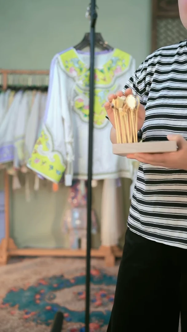 刺绣苏绣发簪百搭不挑