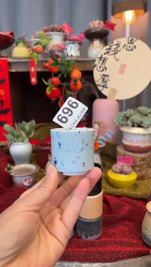 【闪购商品】摆件696知木小芳花盆编号