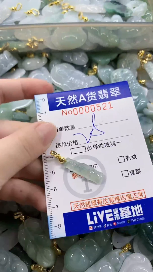 颈饰未镶嵌翡翠天然A货翡翠