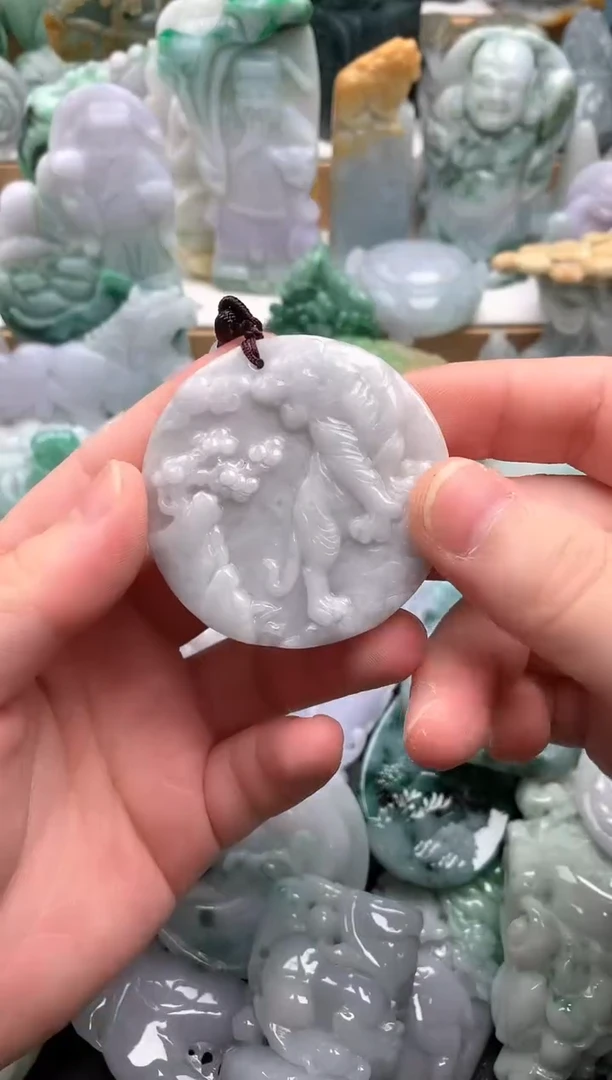 吊坠(不含链)未镶嵌翡翠1