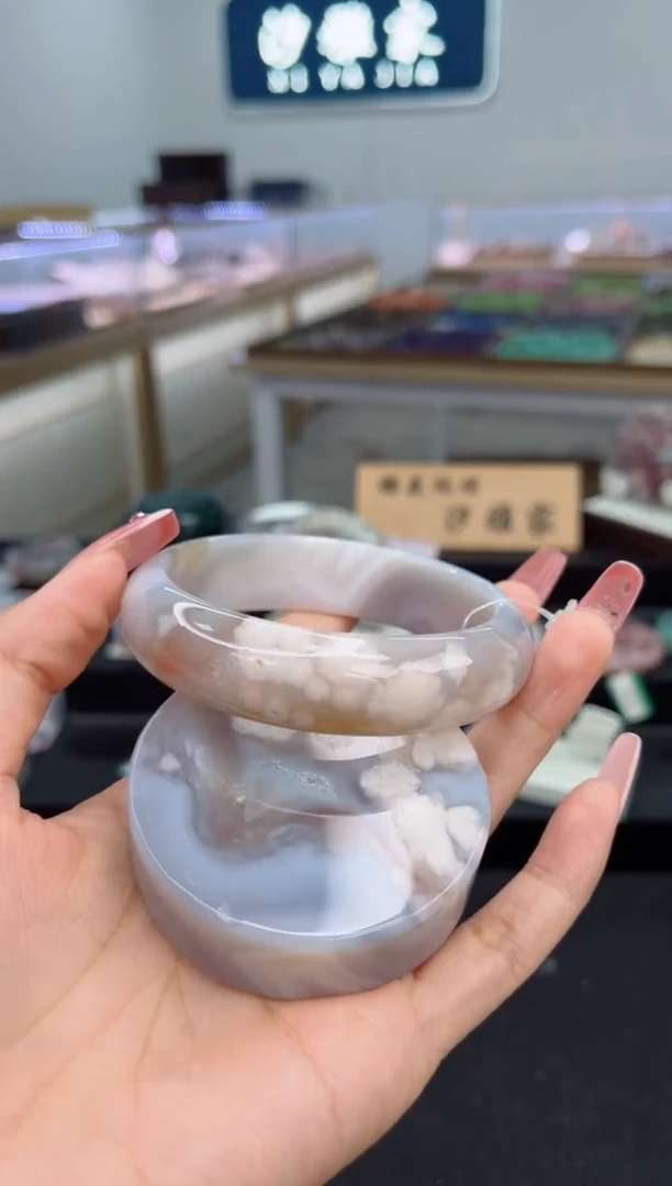 石英质玉手镯未镶嵌62圈口（赠品镯心）1540722