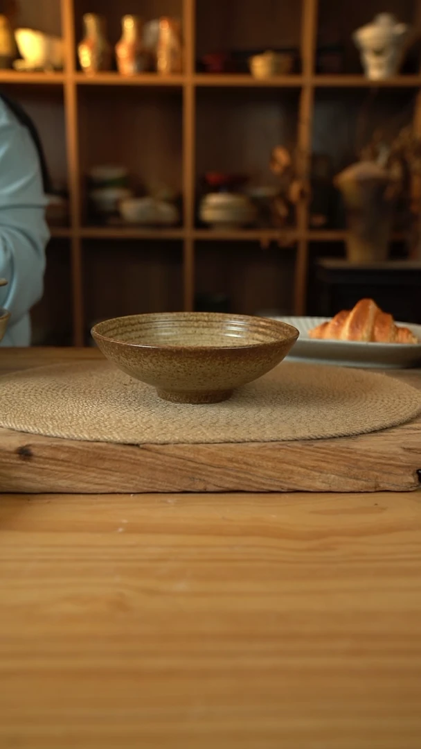 福利奶奶系列的7英寸内螺纹燕麦酸奶碗1个