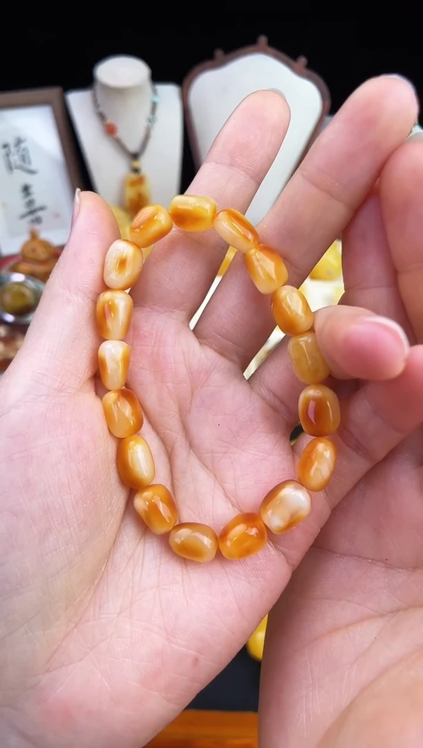 琥珀未镶嵌珠宝奇石柒月