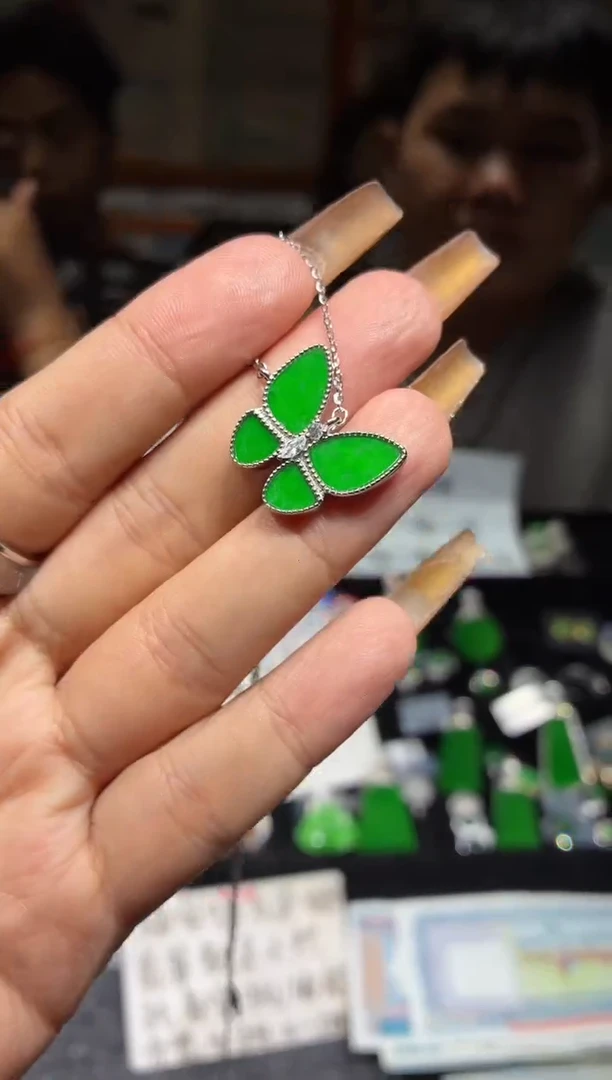 定制翡翠银S925镶嵌16定制翡翠-多样性发货（发其一）