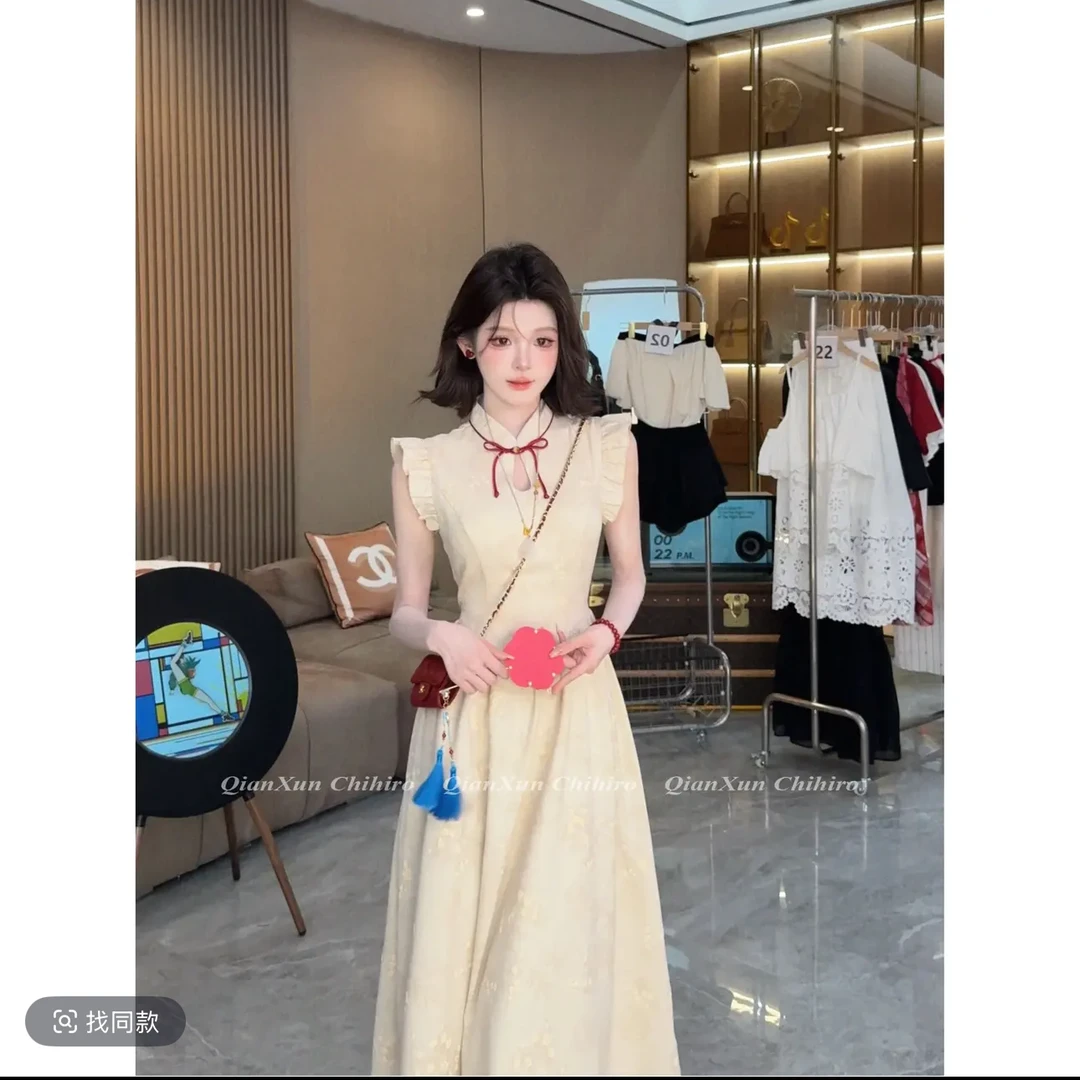 玄花清梦连衣裙预