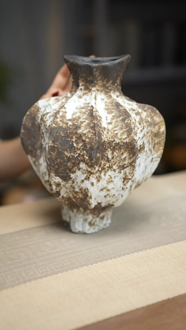 异形花器诧寂黑胖南瓜