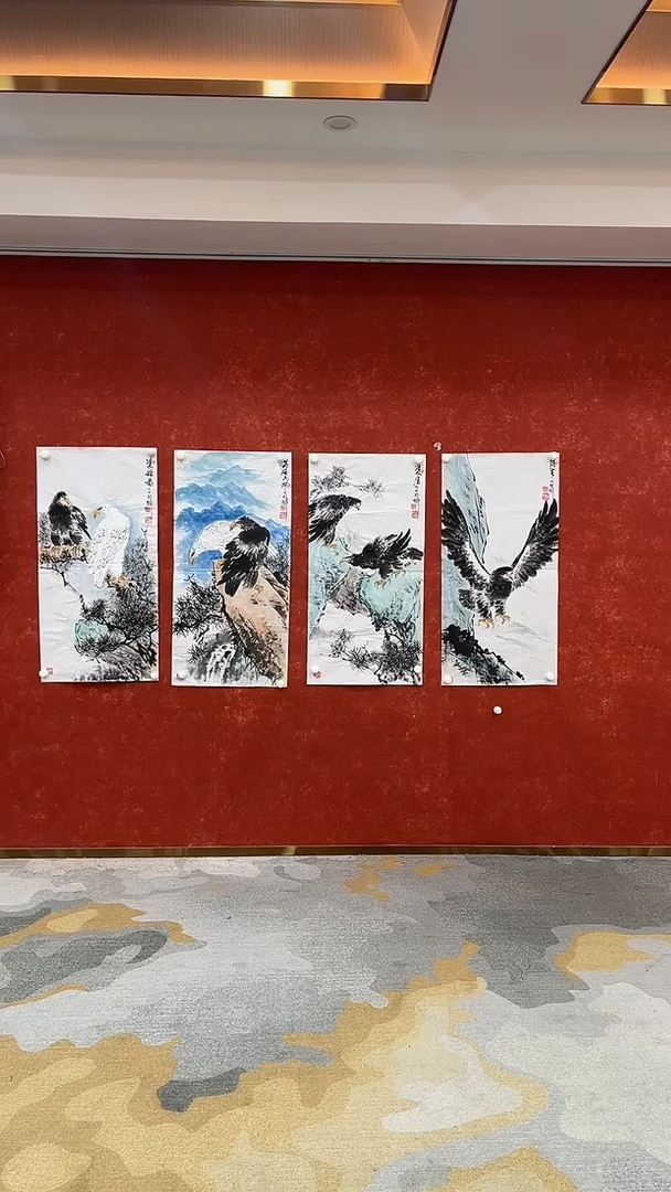 国画10.26优选A-颜新辉-三尺条屏-03