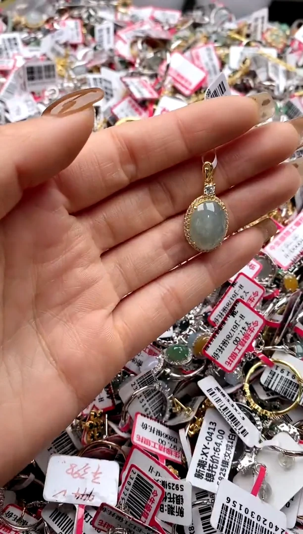 【闪购商品】翡翠戒指银S925镶嵌111111111    0