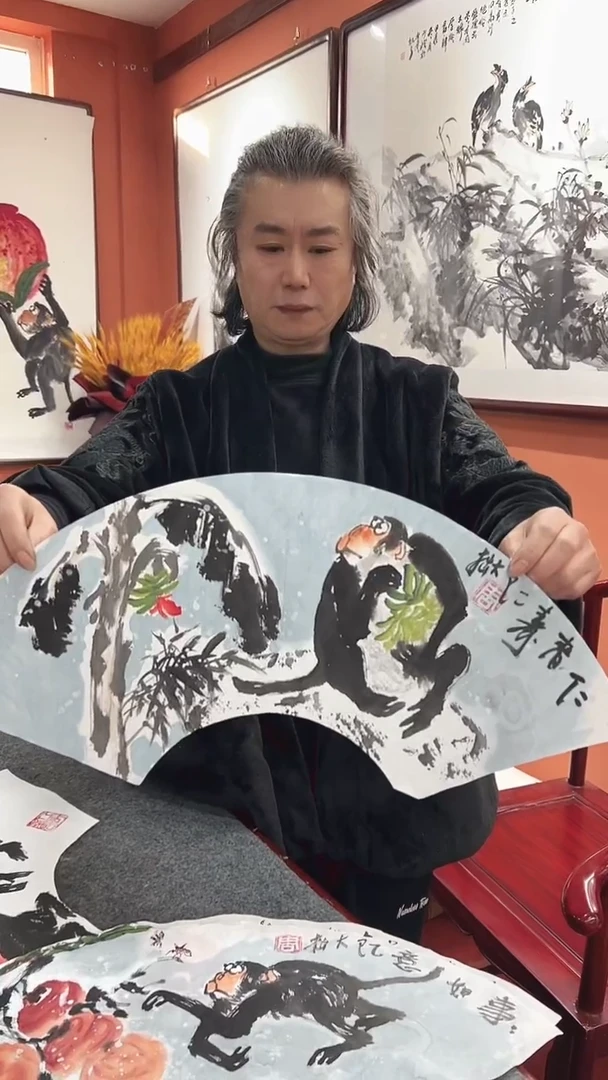 国画周大拙/国画/花鸟