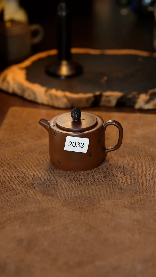 【闪购商品】雲梦茶器紫陶小壶2033