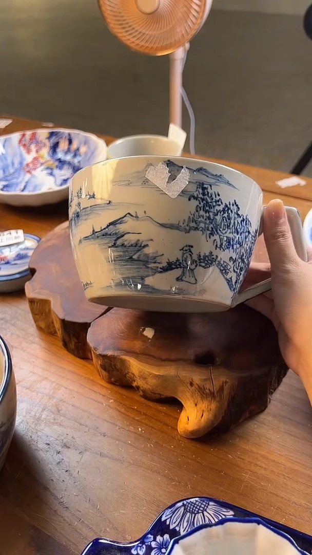 盘645老陶泥泡面碗