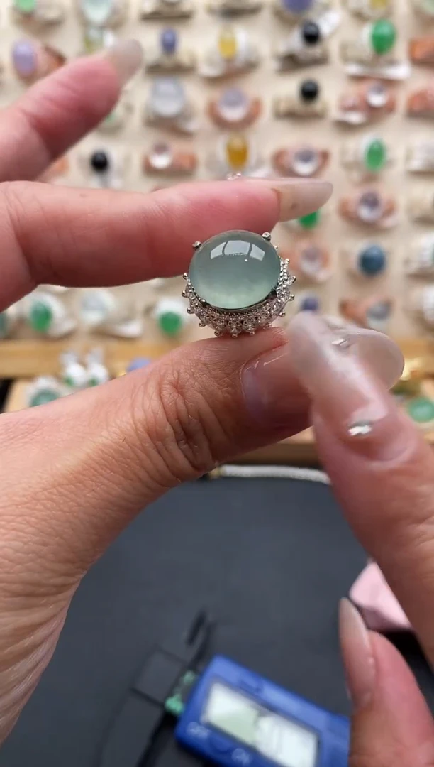 未镶嵌戒指翡翠缅甸天然A货翡翠1 7-9