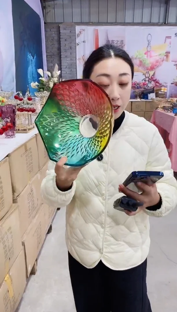 彩色雨花果斗一个