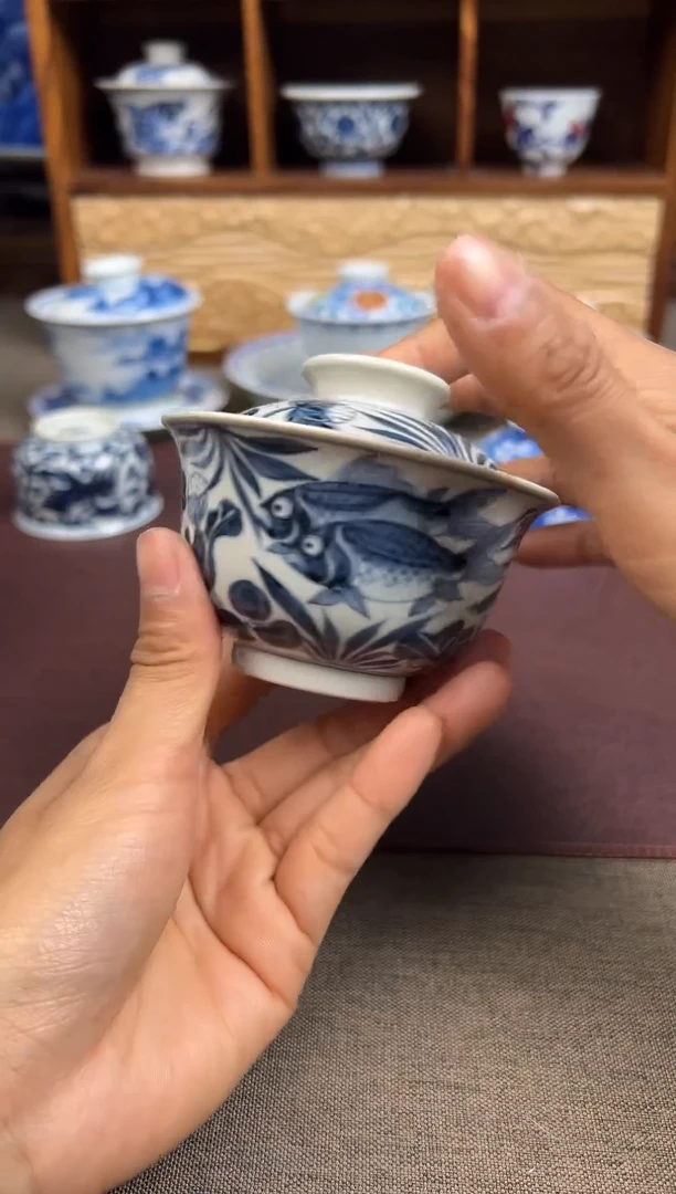 【闪购商品】杯子溪山酌茗陶瓷杯