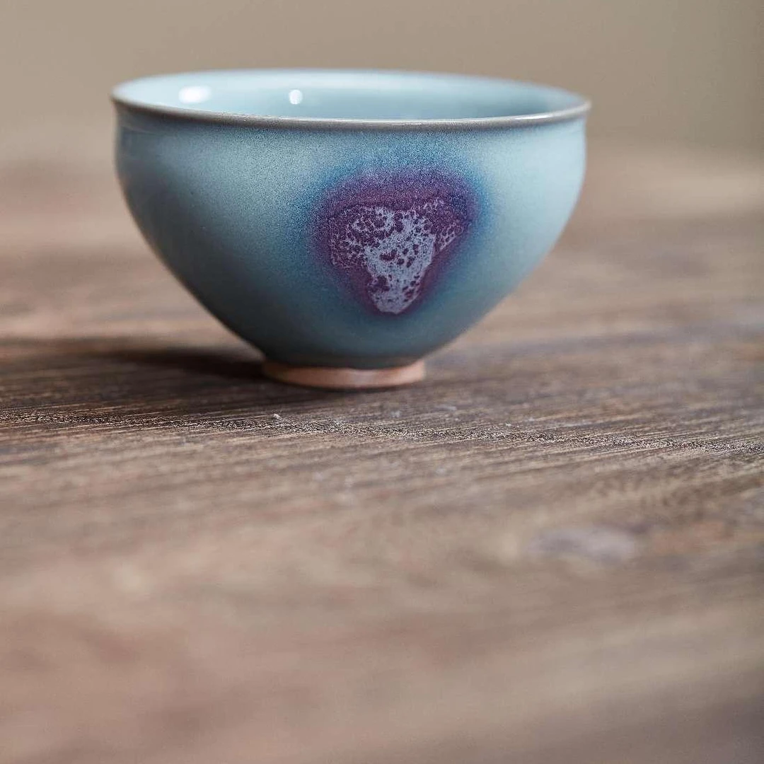 大贤窑 DXY天青漱口杯