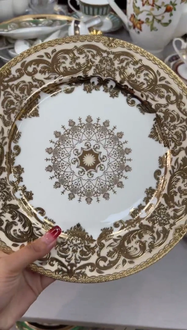 【闪购商品】瓷片10.5英寸平盘 6个  福利价