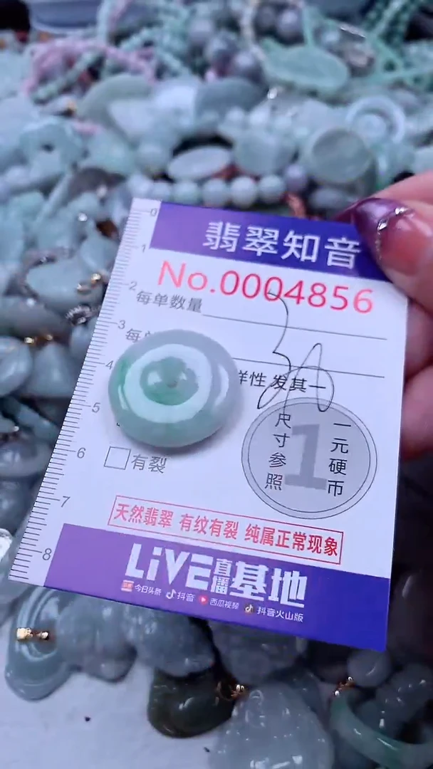 翡翠未镶嵌吊坠(不含链)4556