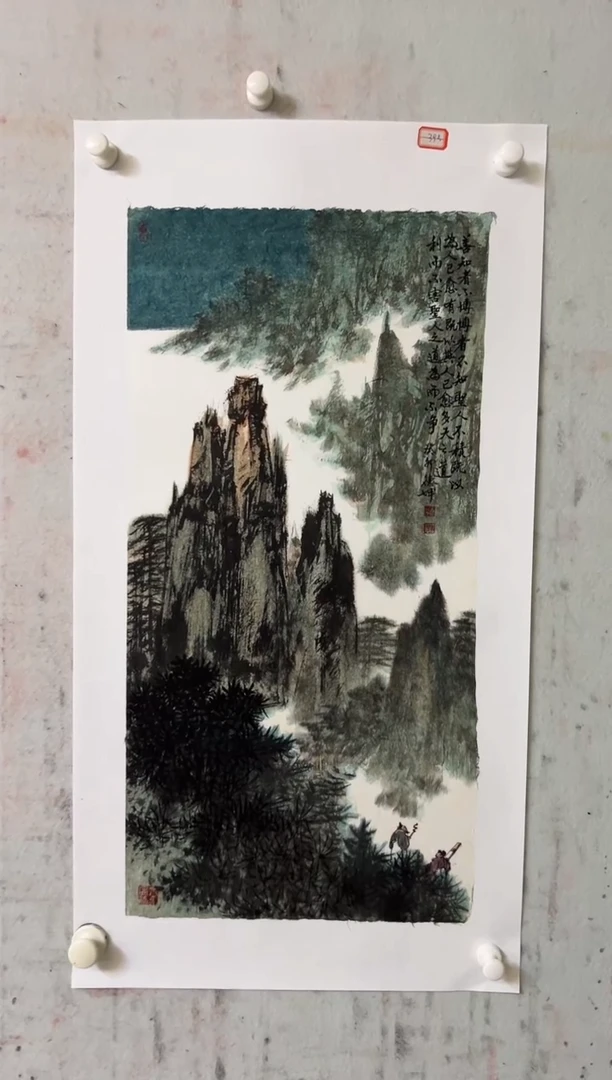 【闪购商品】国画39号林德坤老师绘画