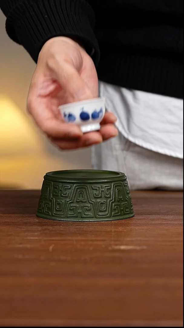 茶壶紫砂六柿如意杯