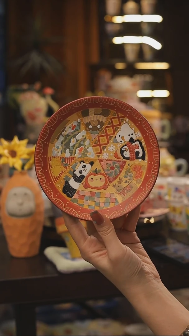 景德镇釉下彩绘设计师款式陶瓷