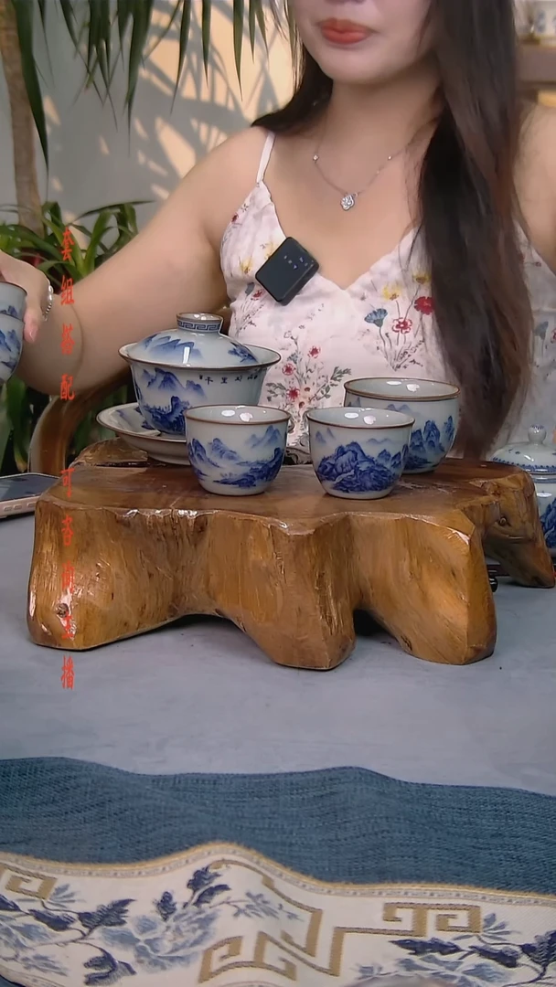 简装家用款4件套 老陶泥开片纹陶瓷茶具