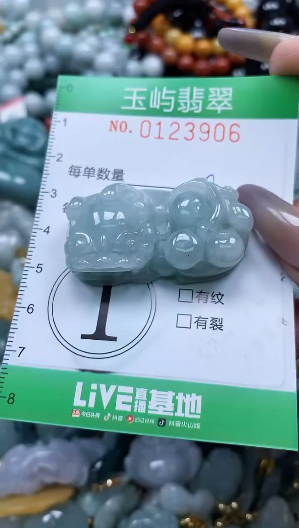 翡翠未镶嵌颈饰闪购0123906