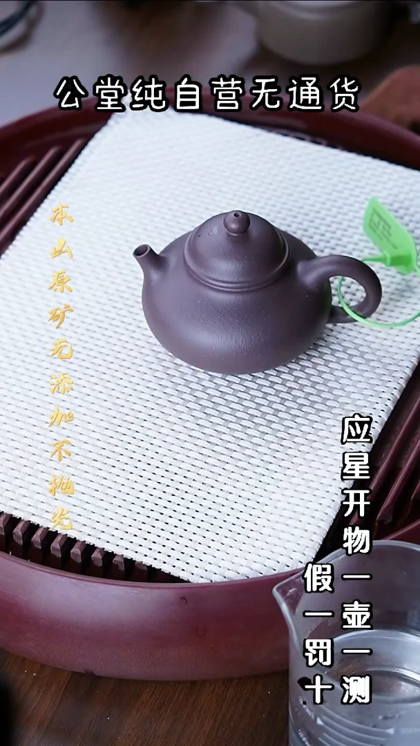 茶壶紫砂大水潭天青泥 容天 190cc