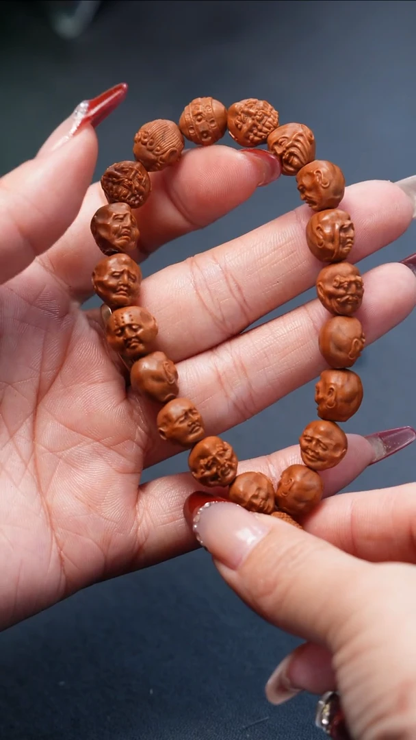 【闪购商品】橄榄核手串/手链龙纹桃核