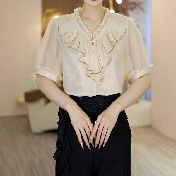 【现货福利】上衣气质优雅时尚OHSHH05122