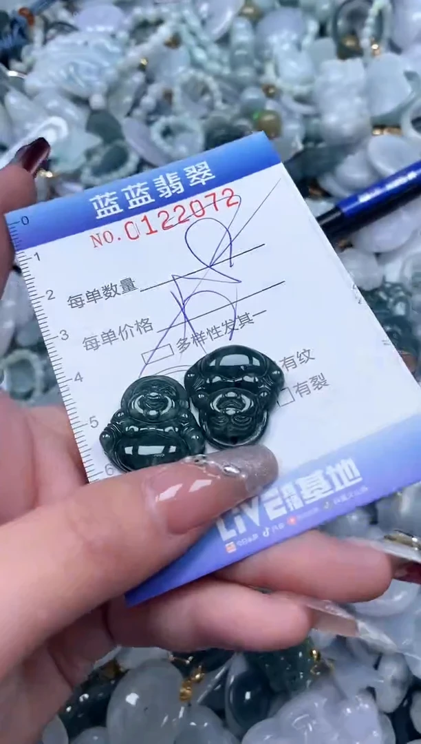 【闪购商品】翡翠颈饰未镶嵌闪购0122072多样性发其一