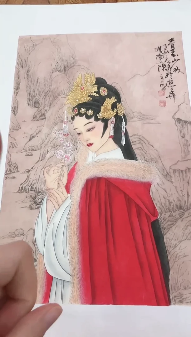 国画师立照老师国画作品