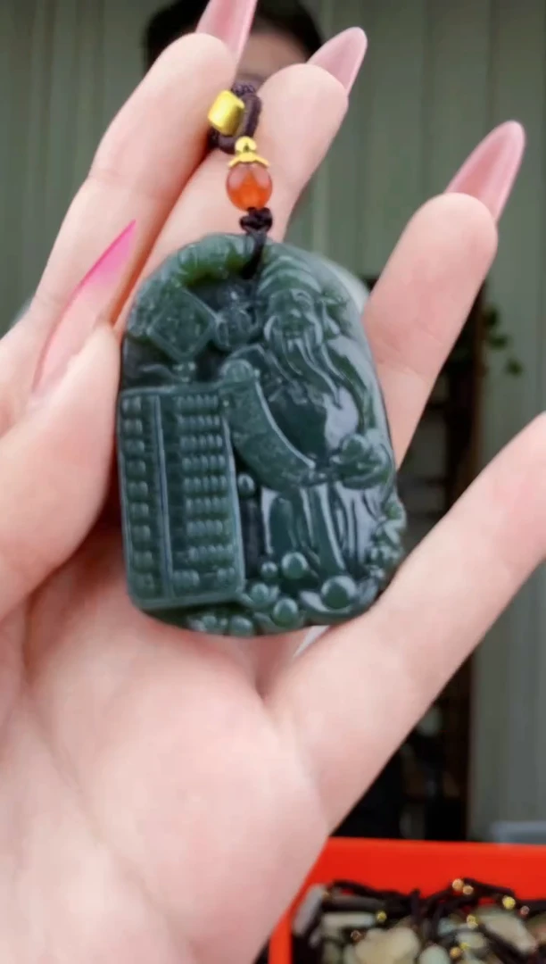 和田玉未镶嵌挂件拍一发一，多样性发货！