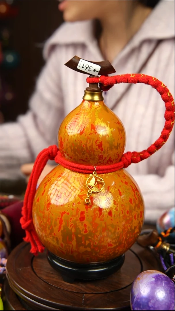 361号500ml左右非遗大漆酒葫芦