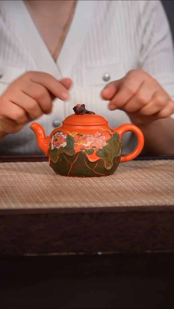 茶壶紫砂南红玉砂 280cc