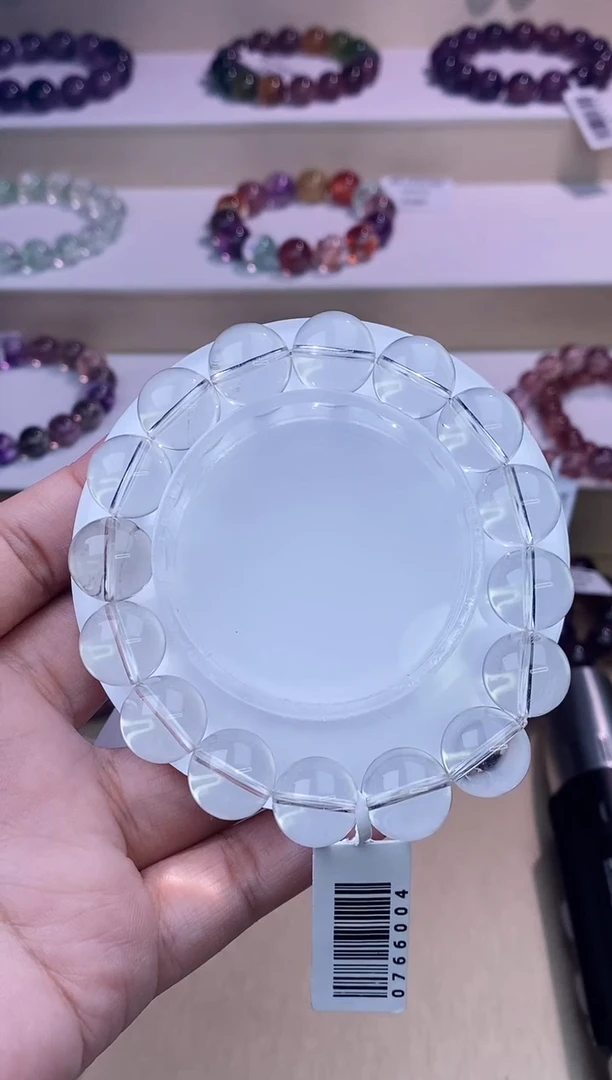 未镶嵌手链水晶白水晶13m+